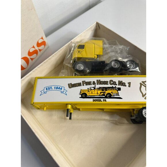 VTG Winross Diecast Semi-Truck Union Fire & Hose Co. No1 Dover PA Trailer In Box - Picture 5 of 6